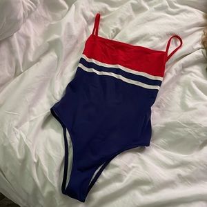 Solid & Striped the Chelsea one piece, captain stripe, S